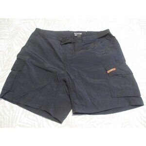 REI Womens UPF 50+ Nylon Cargo Shorts With Adjustable Belt Black Size 18 Womens